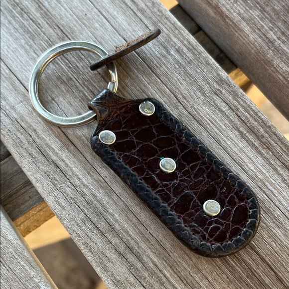 Brighton Silver and Brown Key Holder - Picture 3 of 4